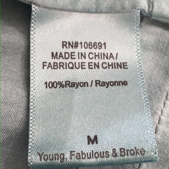 Young Fabulous & Broke Perris Off The Shoulder M - Picture 8 of 8